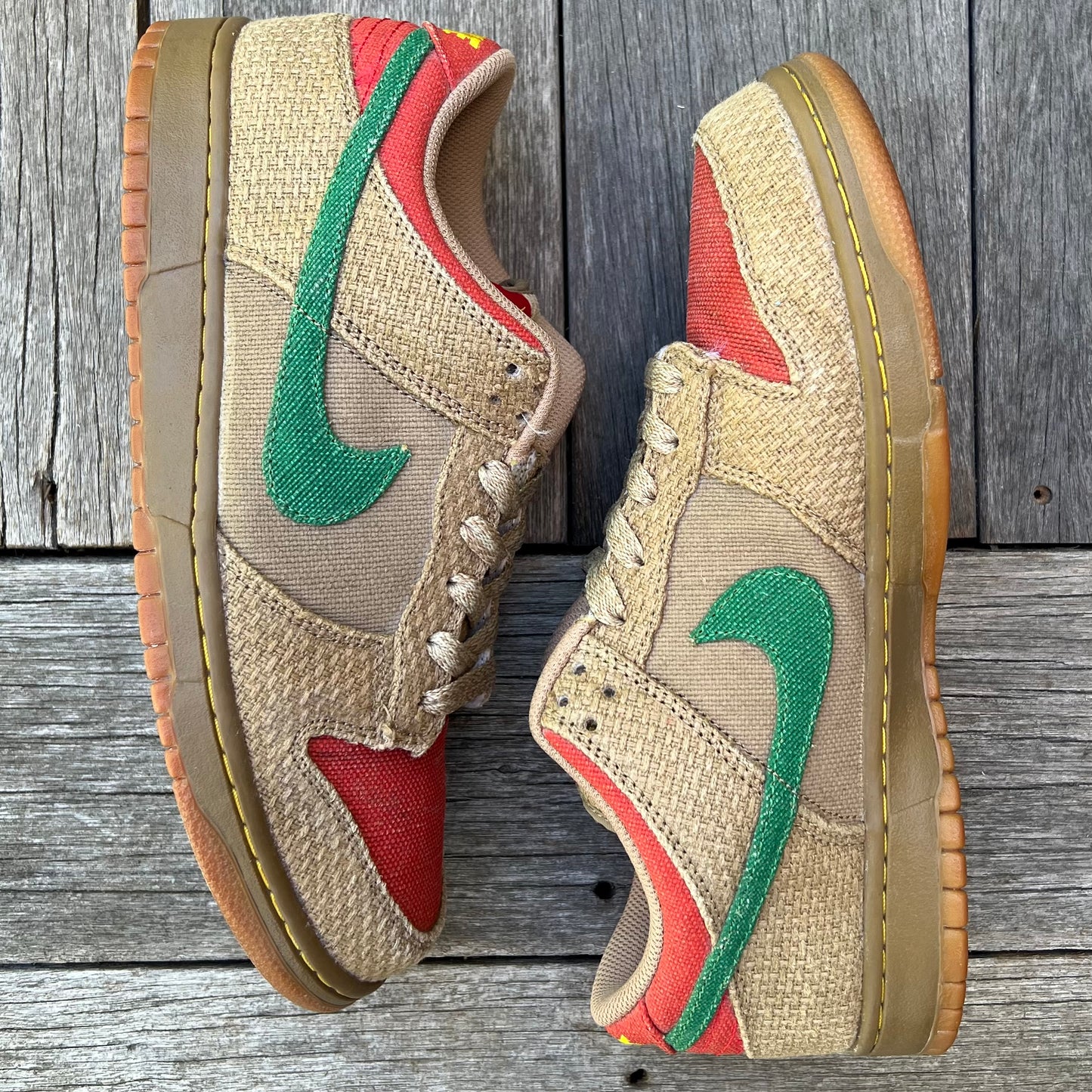 Nike Dunk Low 6.0 Rasta Size 10.5