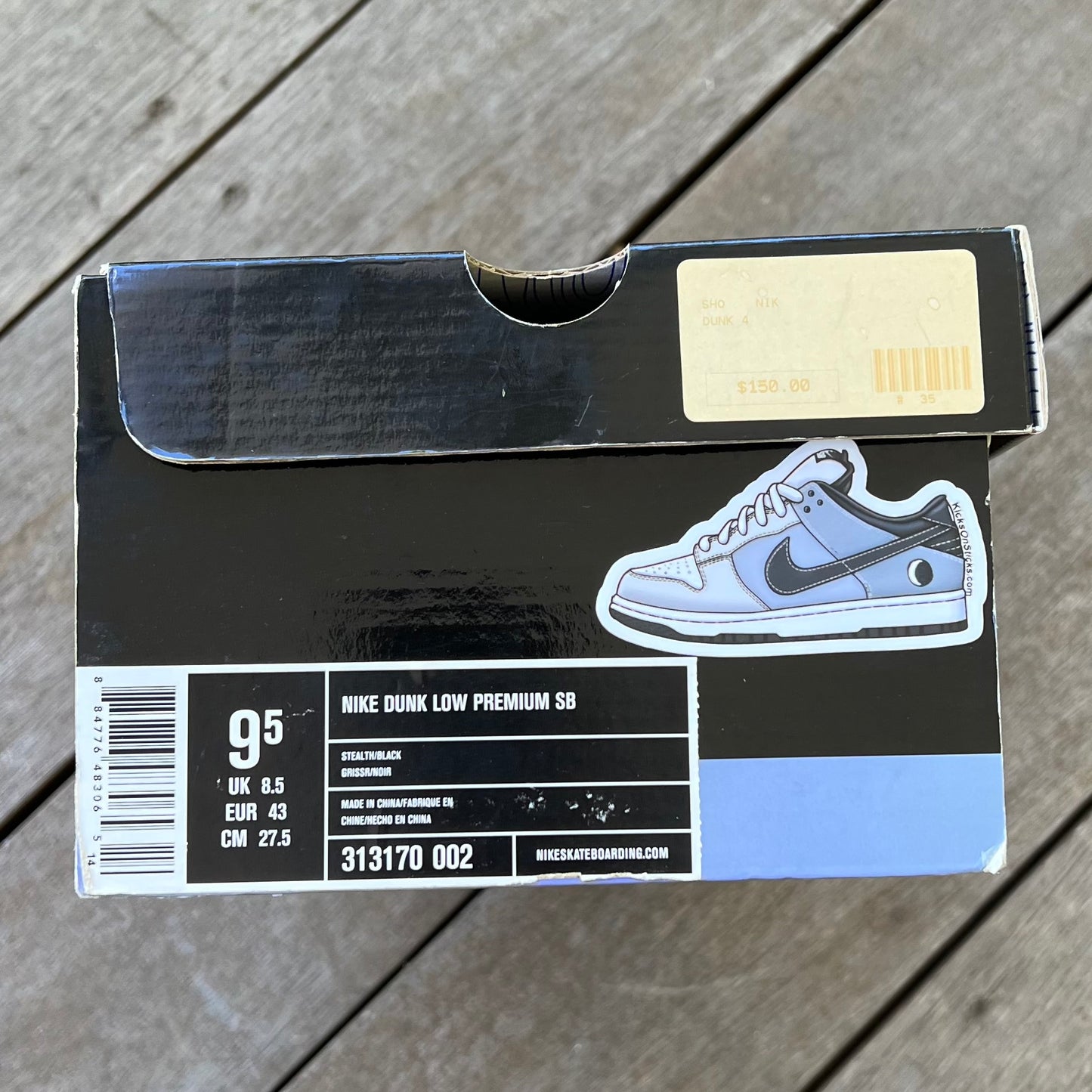 Nike SB Dunk Low Lunar Eclipse West Size 9.5