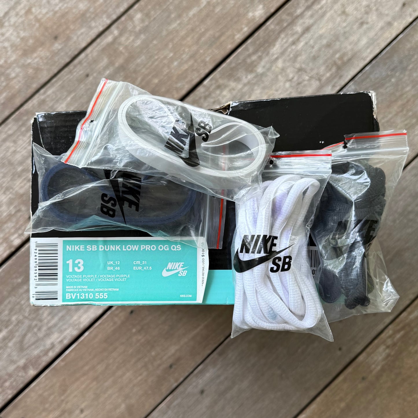 Nike SB Dunk Low Purple Lobster Size 13