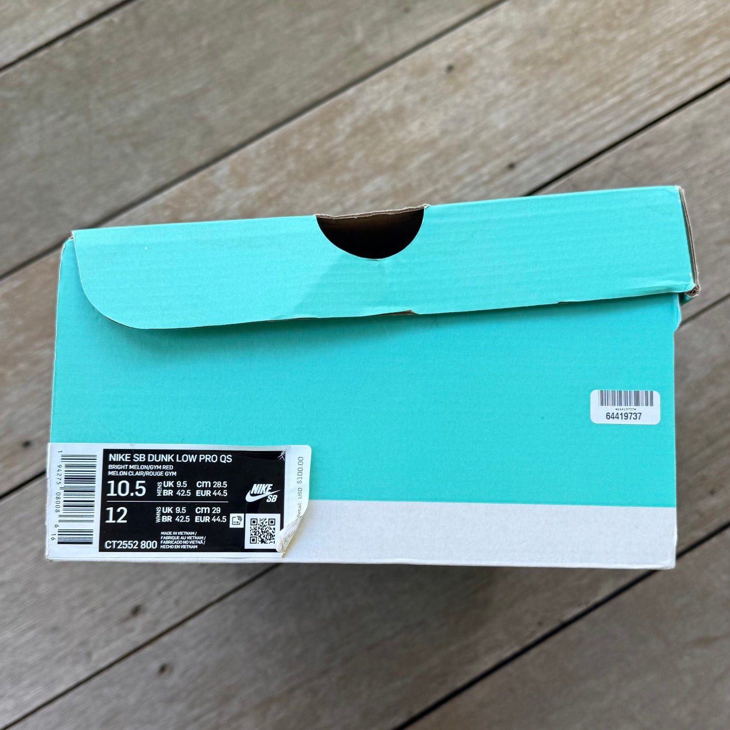 Nike SB Dunk Low Strangelove Size 10.5