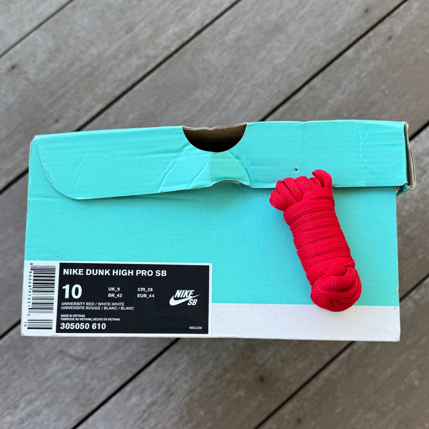 Nike SB Dunk High Picnic Size 10