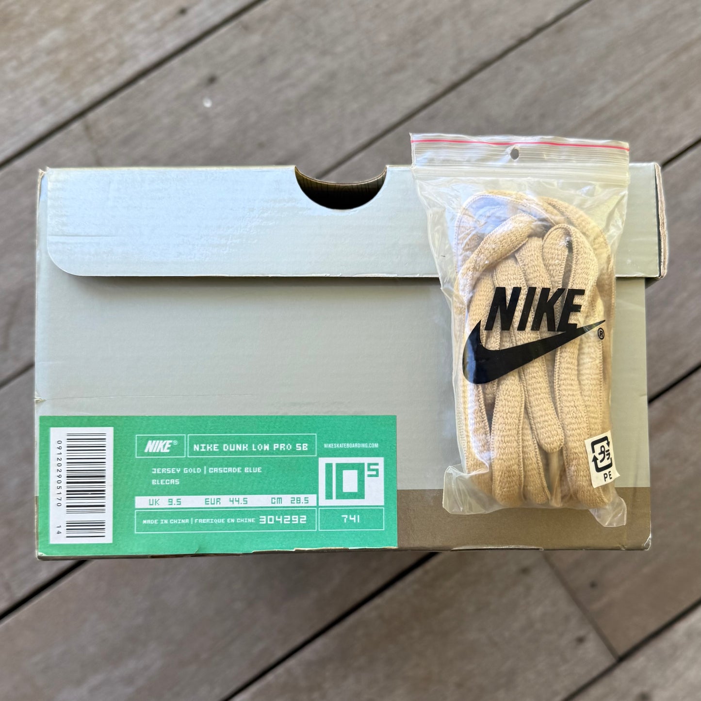 Nike SB Dunk Low Blue Hemp Size 10.5