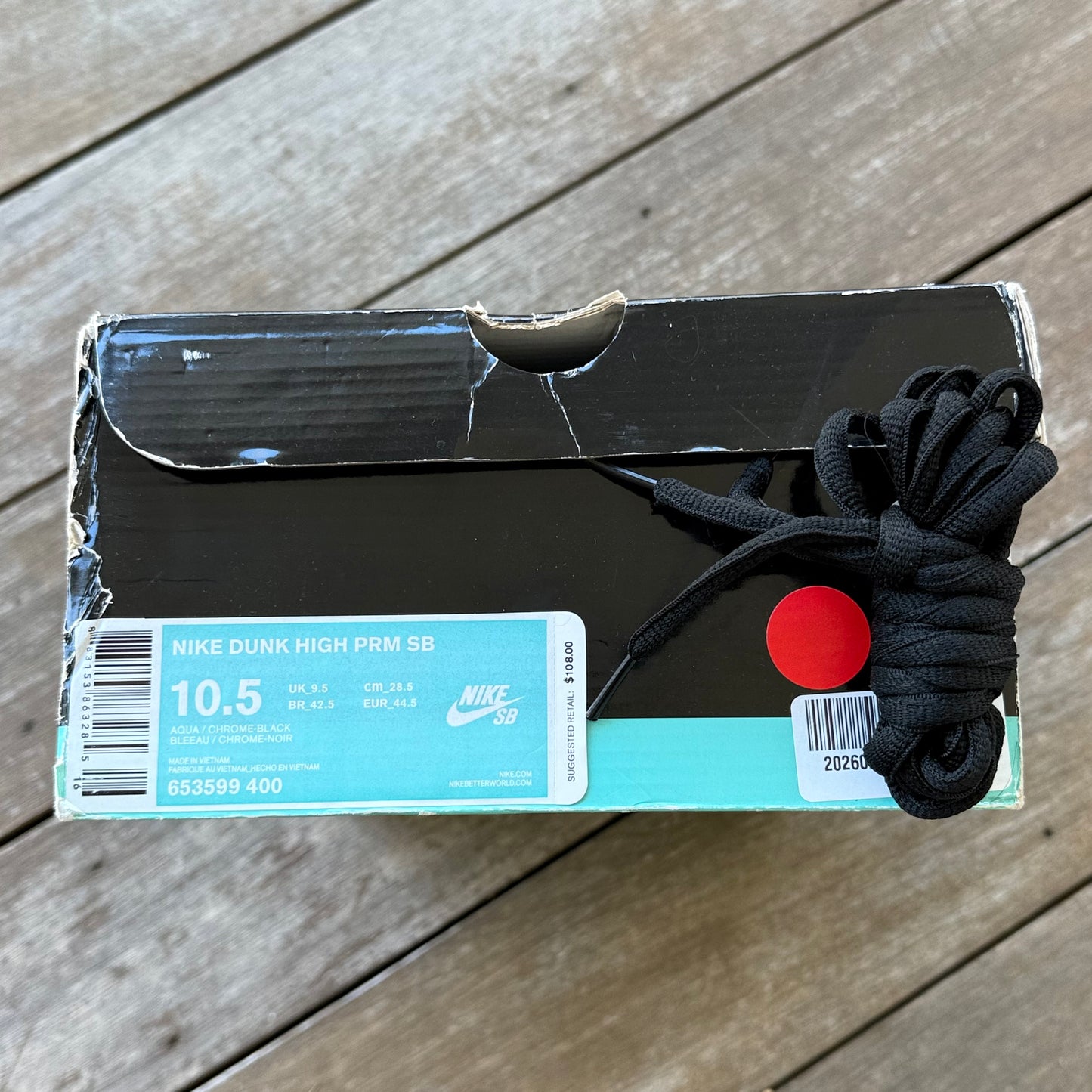 Nike SB Dunk High Tiffany Diamond Size 10.5