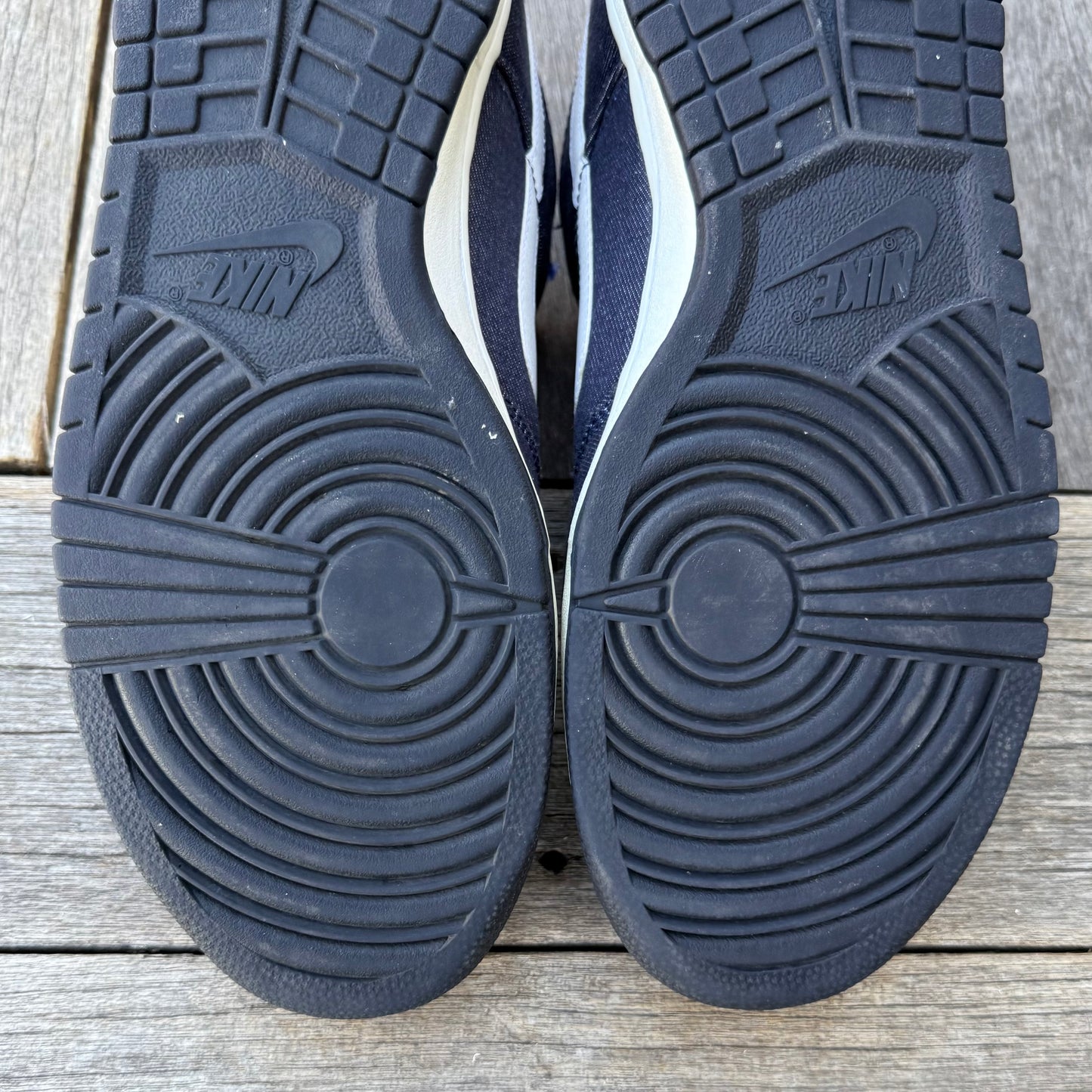 Nike Dunk Low Blackened Denim Size 13