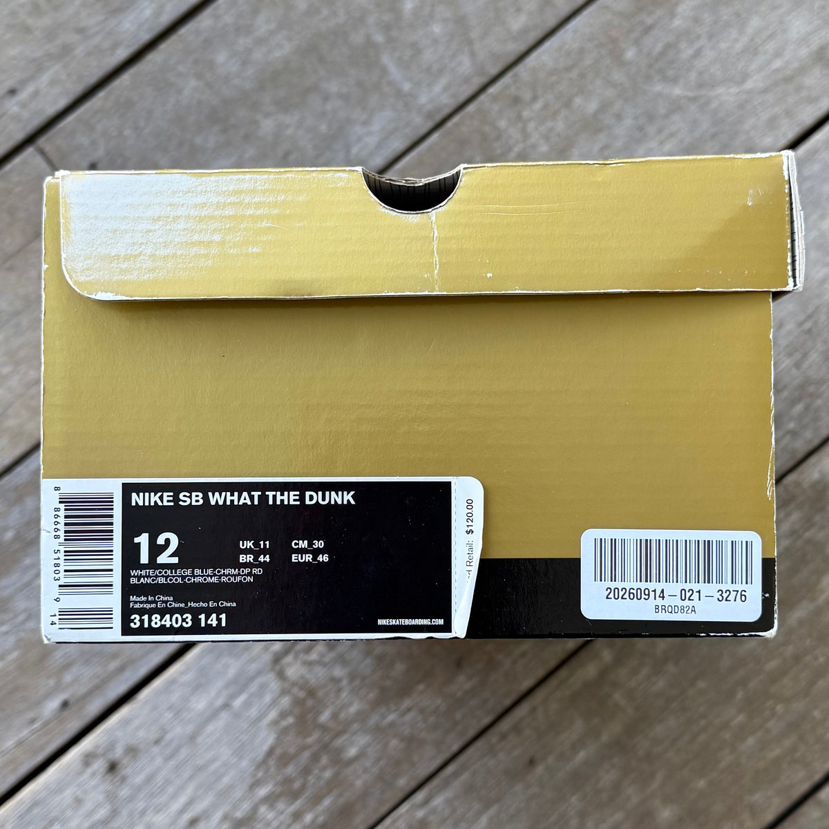 Nike SB Dunk Low What the Dunk Size 12