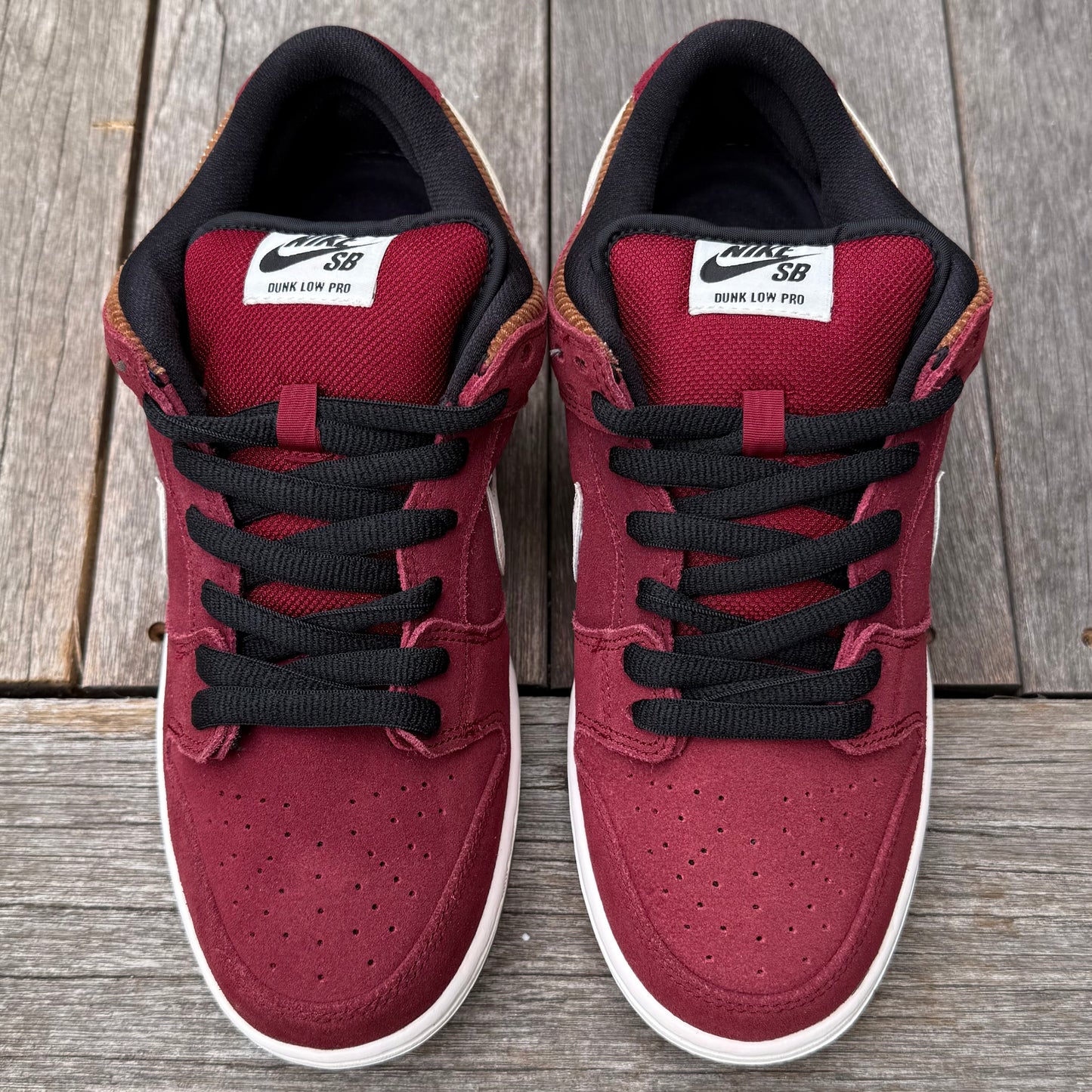 Nike SB Dunk Low Red Corduroy Size 8