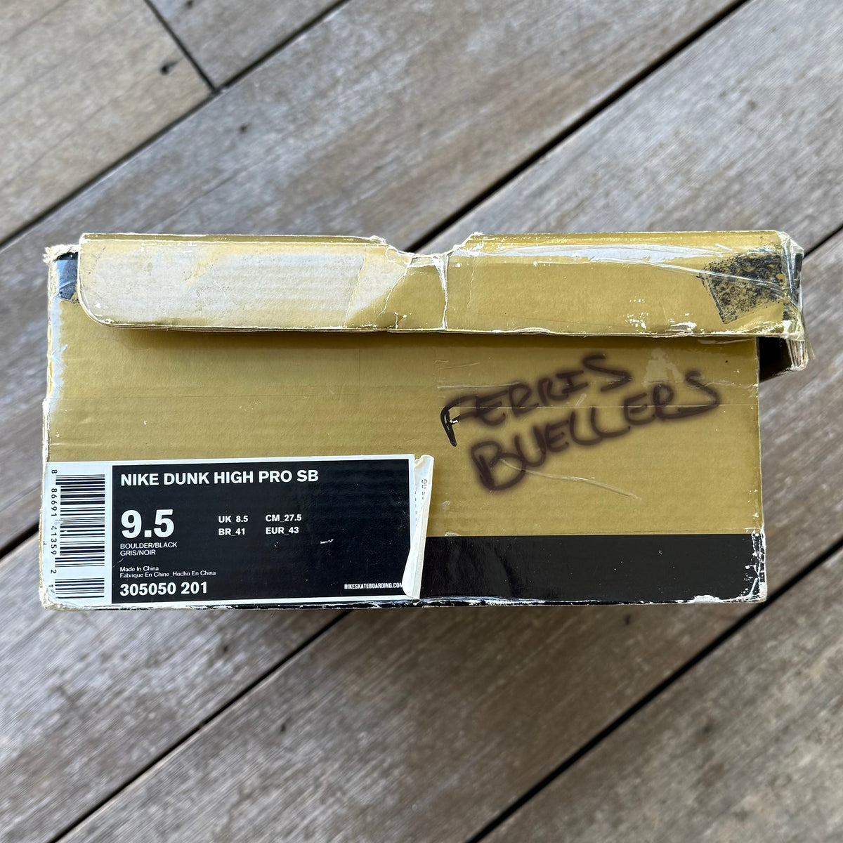 Nike SB Dunk High Ferris Bueller Size 9.5