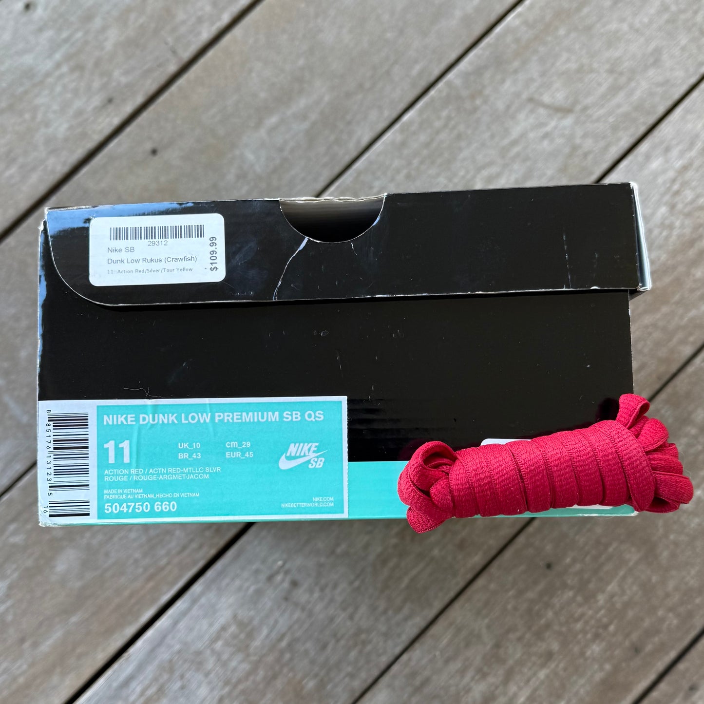 Nike SB Dunk Low Crawfish Size 11