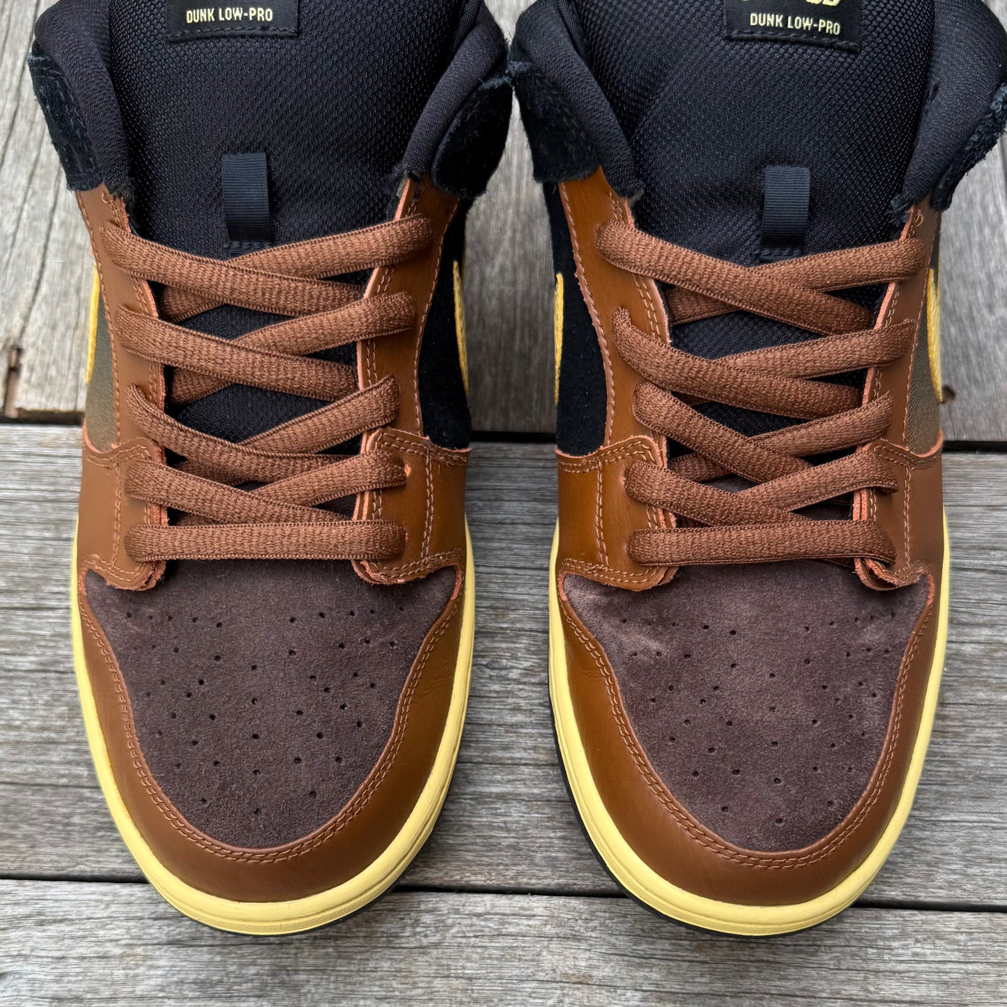 Nike SB Dunk Low Black & Tan Size 12