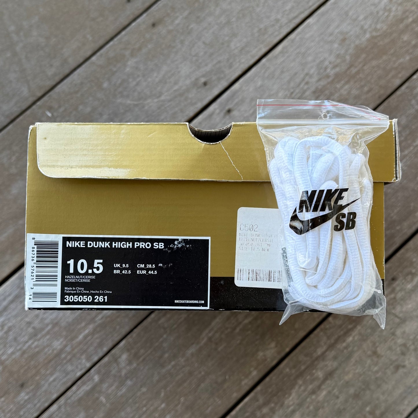 Nike SB Dunk High Todd Bratrud Size 10.5