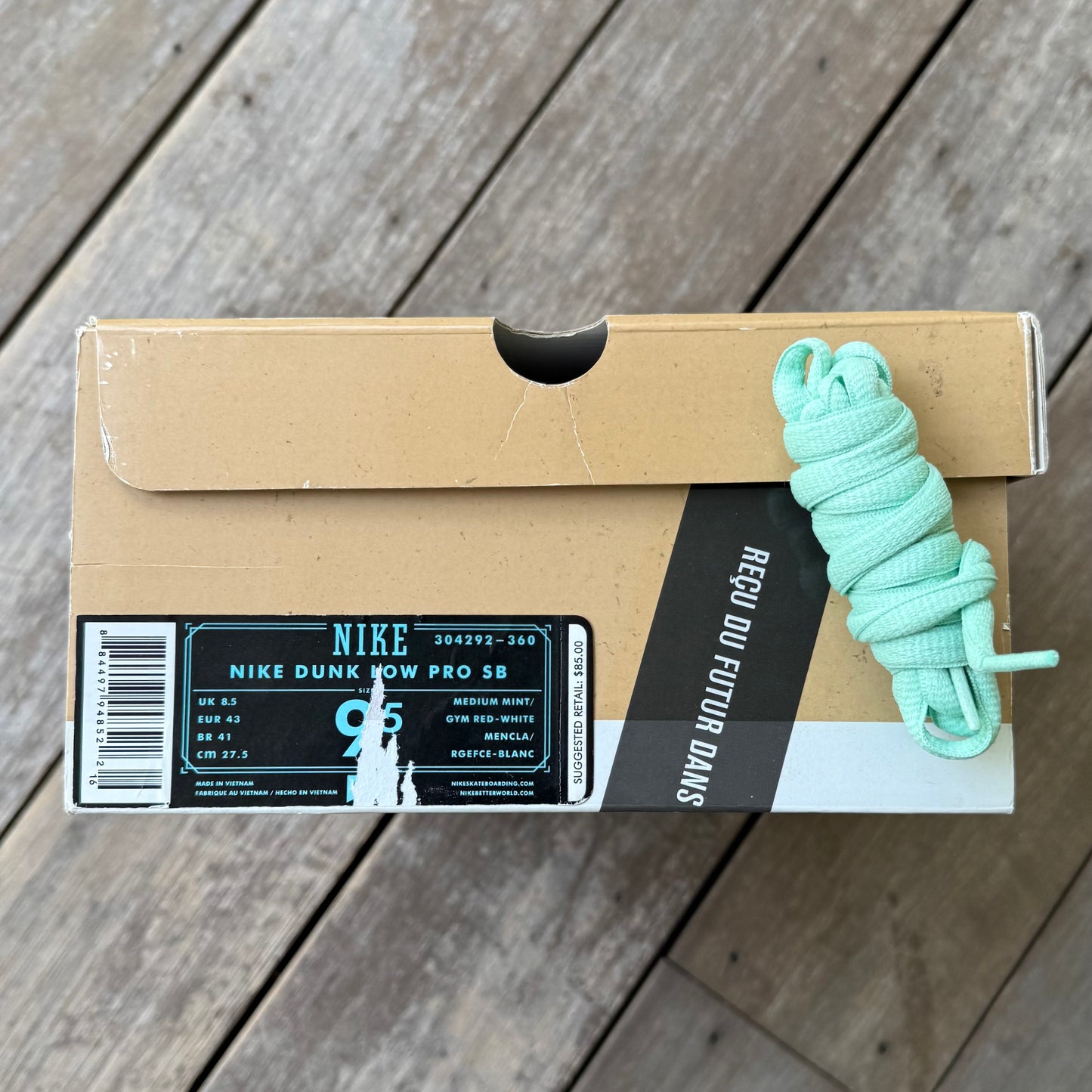 Nike SB Dunk Low Monopoly Mint Size 9.5