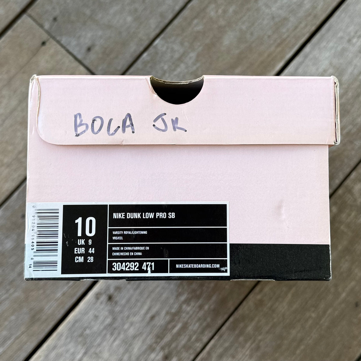 Nike SB Dunk Low Boca Jr Size 10