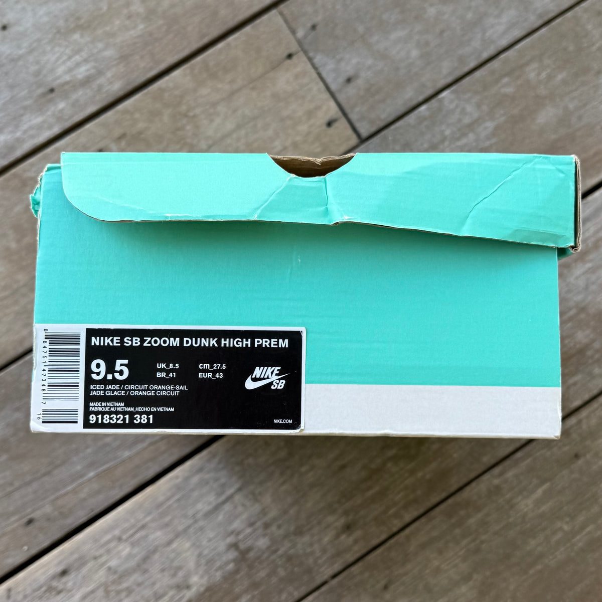 Nike SB Dunk High What the Thomas Campbell Size 9.5