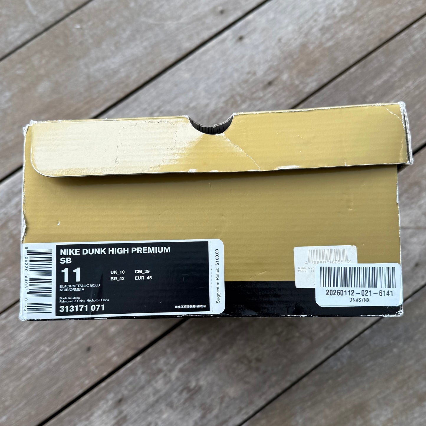 Nike SB Dunk High Marshall Amps Size 11