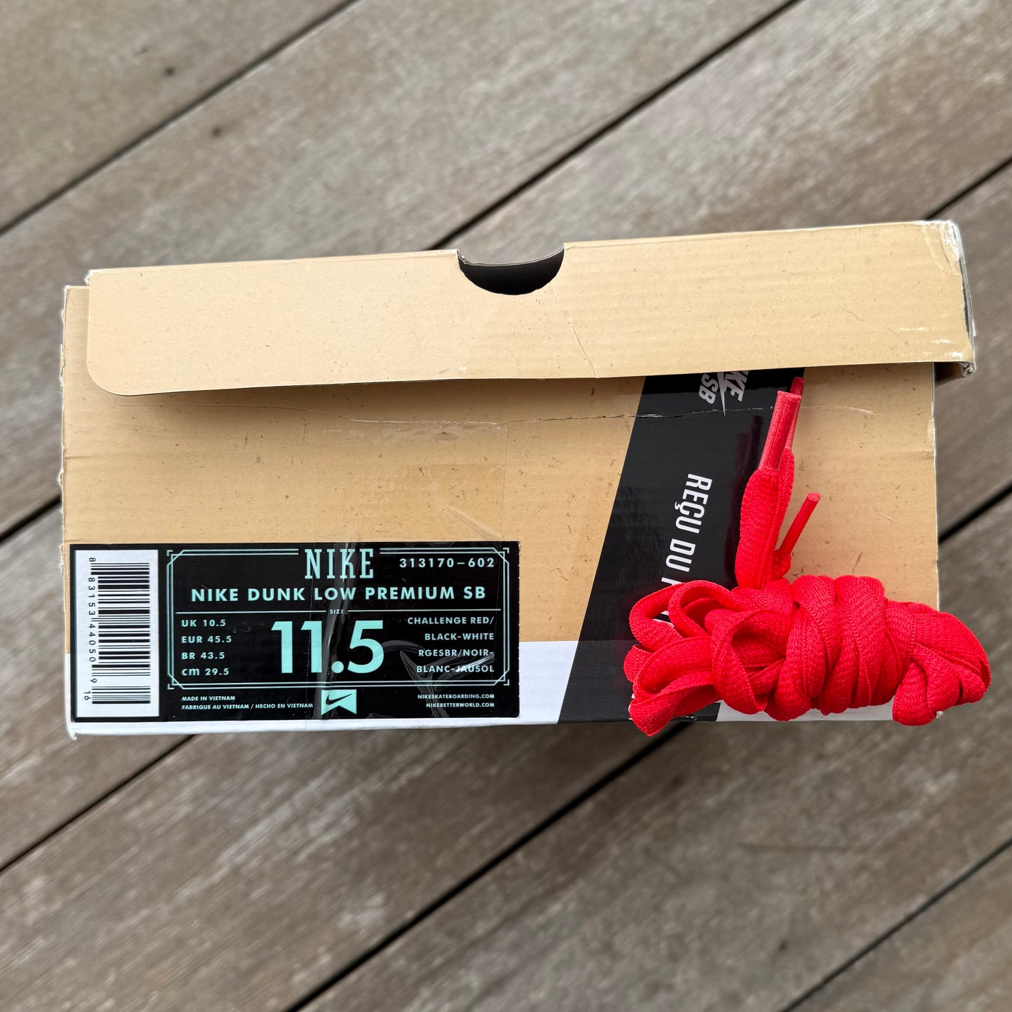 Nike SB Dunk Low Red Firecracker Size 11.5