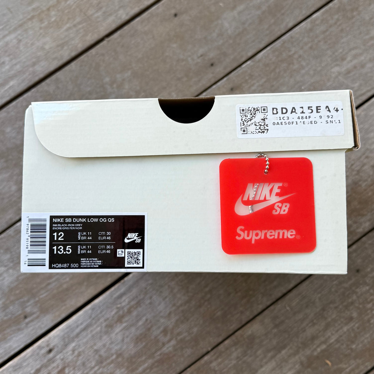 Nike SB Dunk Low Supreme ‘94 Ink Size 12