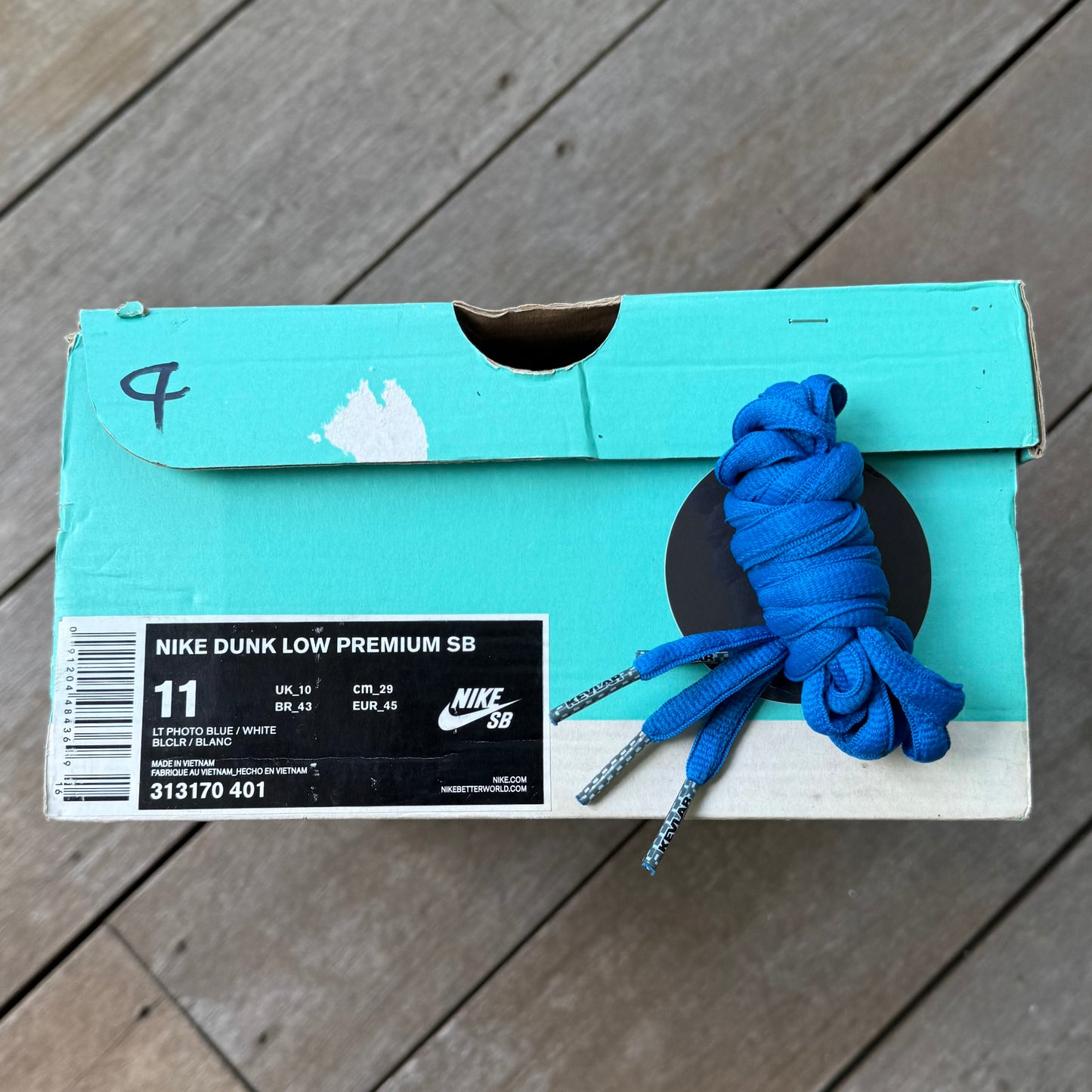Nike SB Dunk Low Blue Marble Size 11