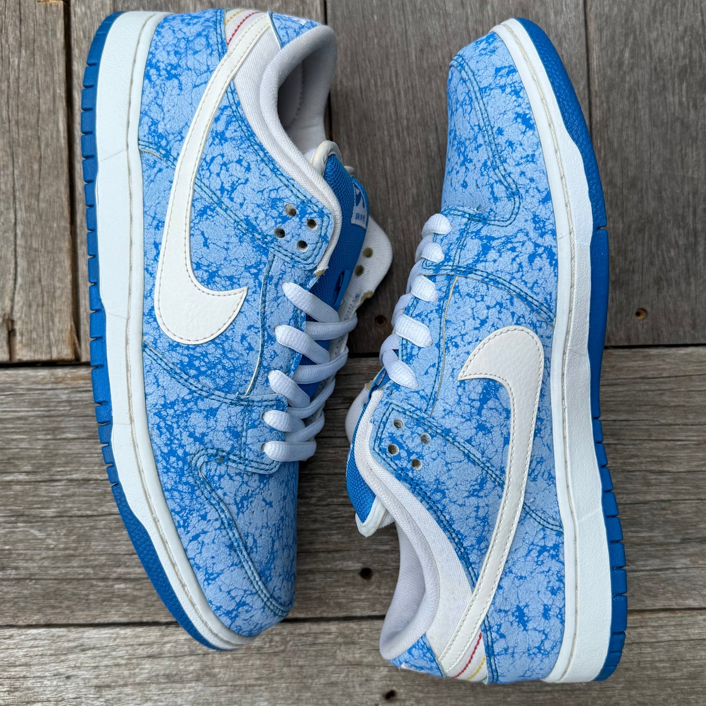 Nike SB Dunk Low Blue Marble Size 11