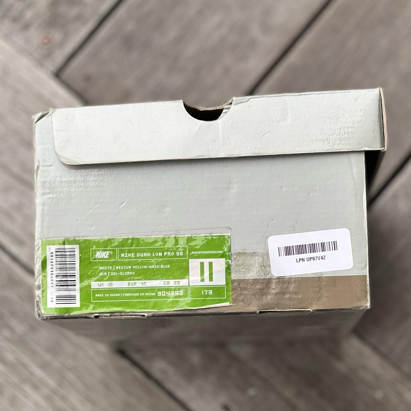 Nike SB Dunk Low Homer Size 11
