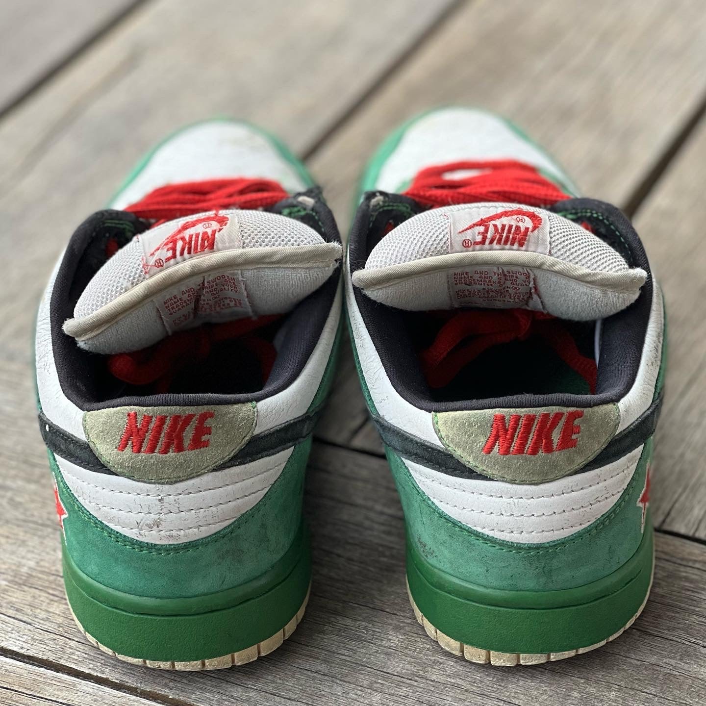 Nike SB Dunk Low Heineken FTSS SAMPLE Size 9