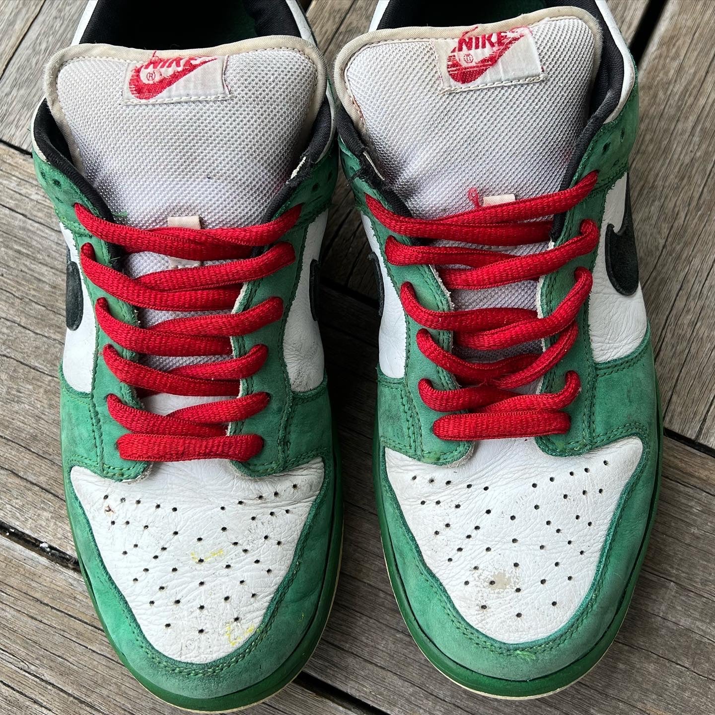 Nike SB Dunk Low Heineken FTSS SAMPLE Size 9