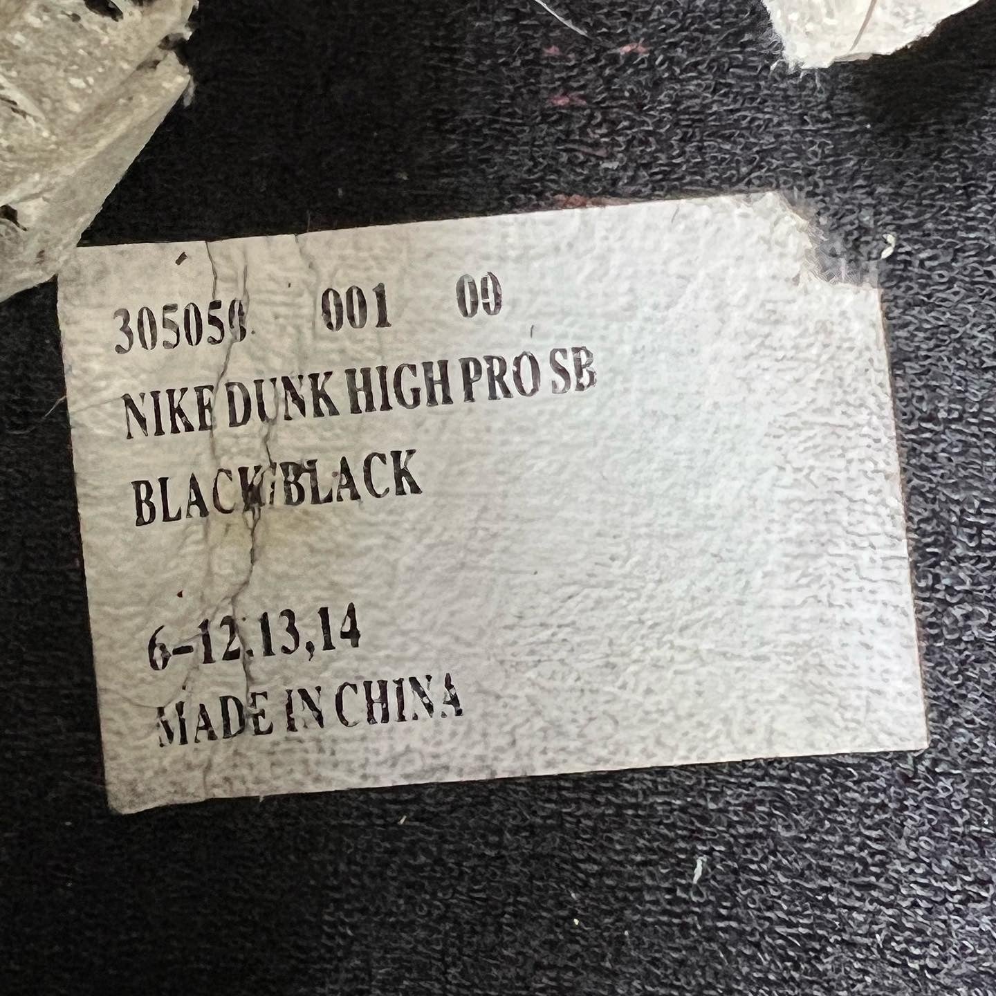 Nike SB Dunk High UnLucky 13 SAMPLE Size 9
