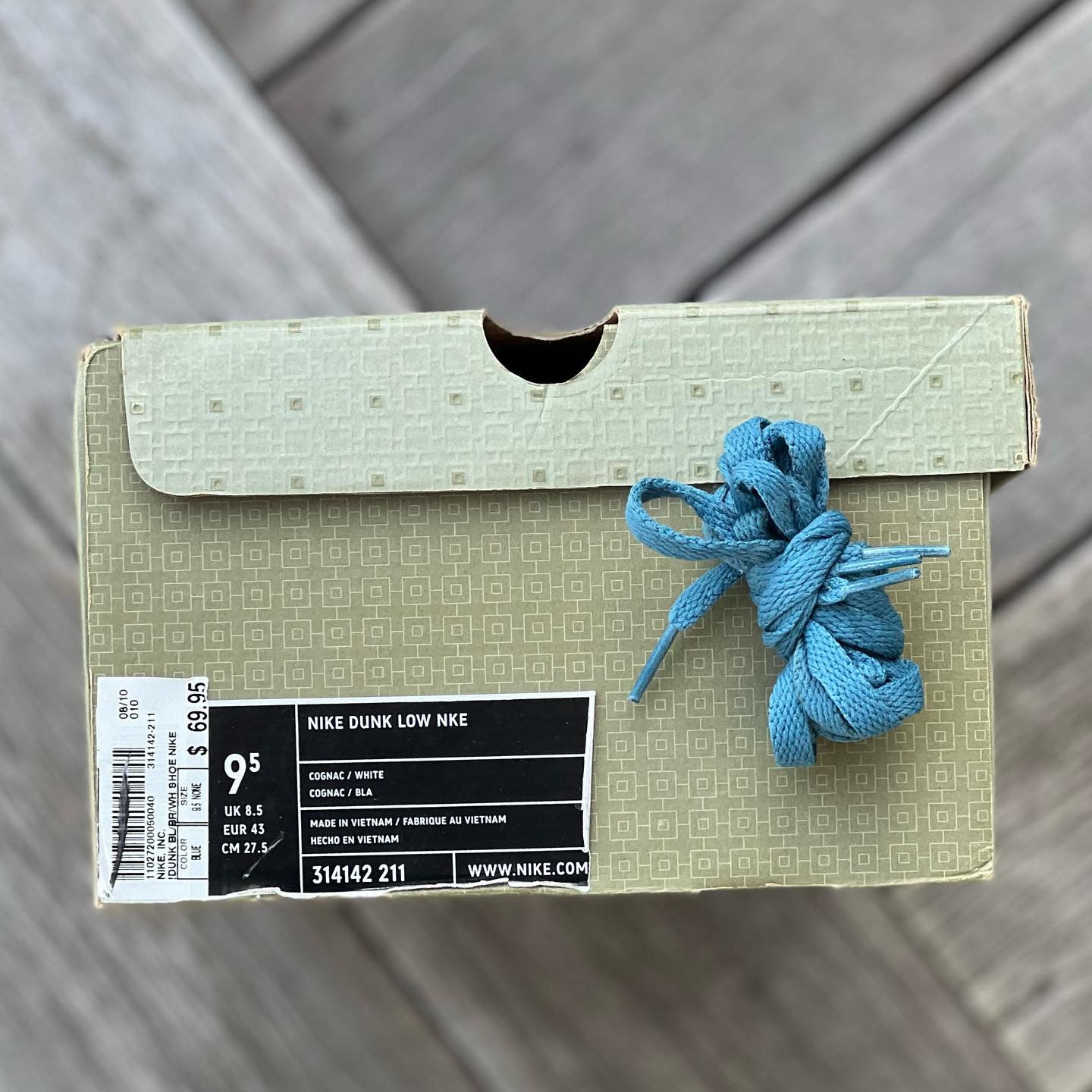 Nike Dunk Low NKE 6.0 Cognac Size 9.5