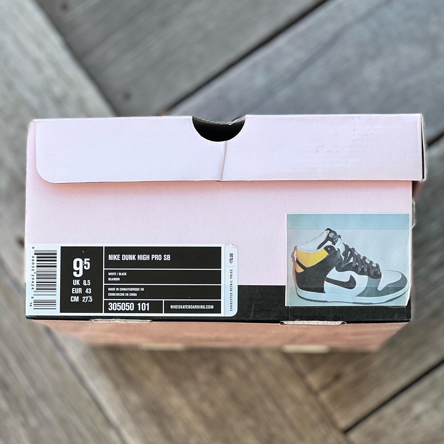 Nike SB Dunk High Daniel Shimizu Size 9.5