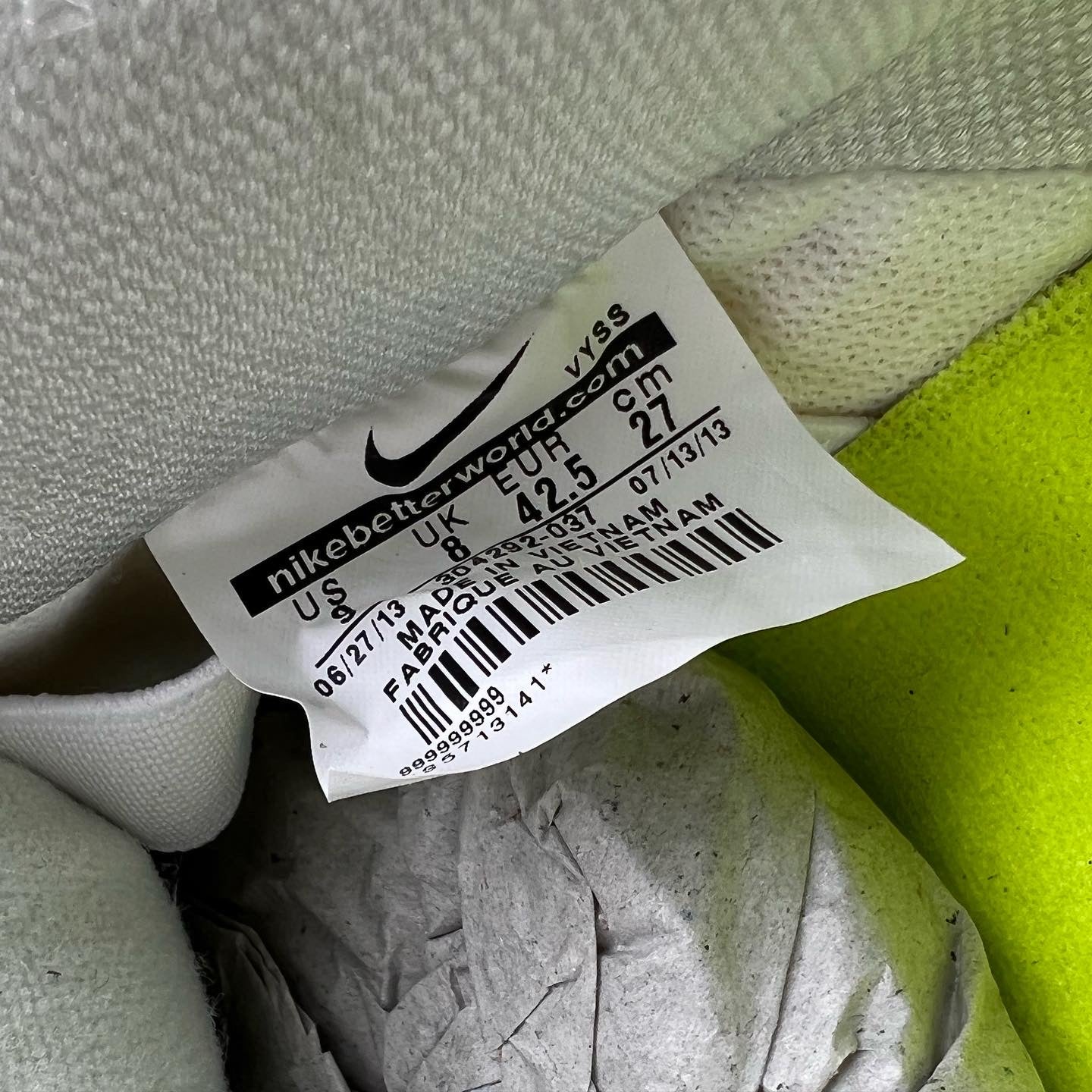 Nike SB Dunk Low Cactus Green Grey SAMPLE Unreleased Size 9