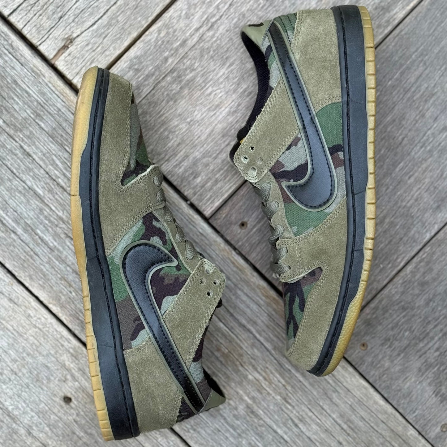 Nike SB Dunk Low Skate Camo Size 9