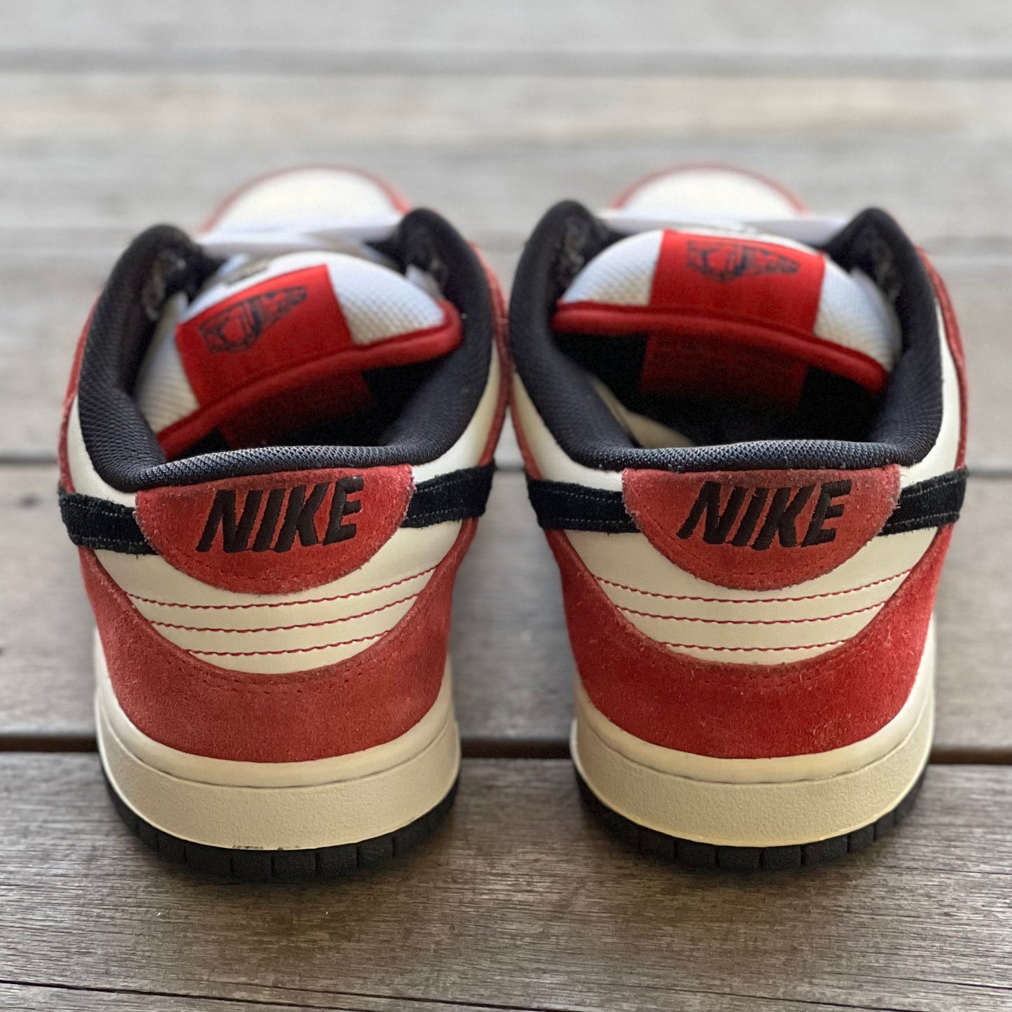 Nike SB Dunk Low EMB Fabio Cristiano Unlasered ‘Chicago’ (White/Black/Varsity Red) Size 8.5