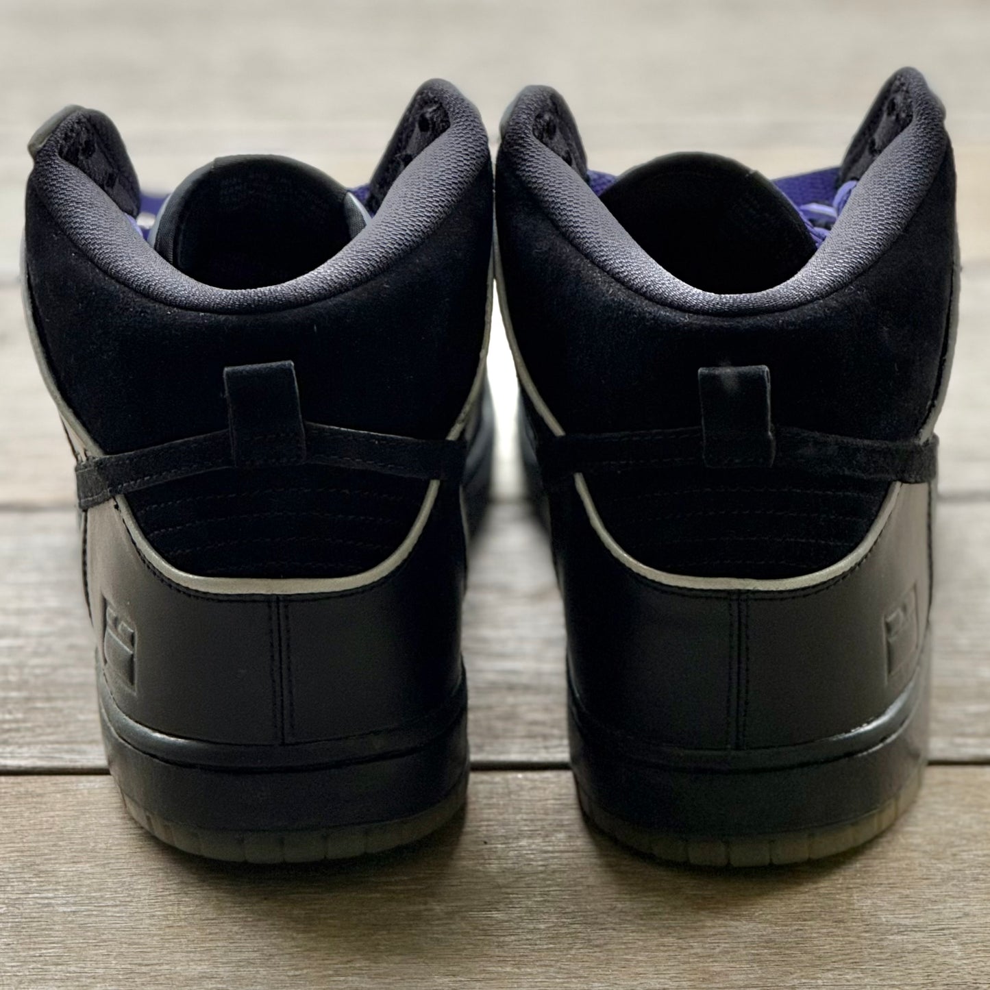 Nike SB Dunk High Black/Purple Box Size 11