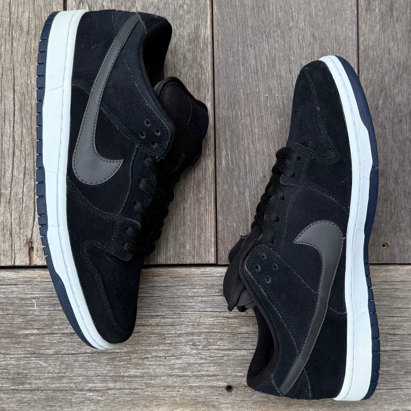 Nike SB Dunk Low Black Midnight Fog Size 10