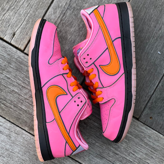 Nike SB Dunk Low Pink Powerpuff Girl Blossom Size 8