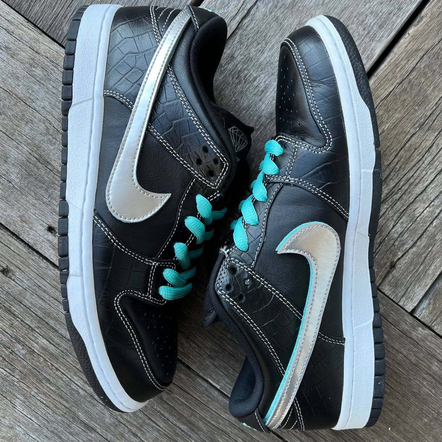 Nike SB Dunk Low Black Diamond Size 8.5