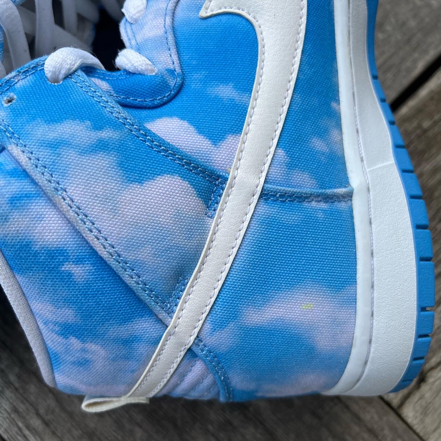 Nike SB Dunk High Blue Clouds 420 Size 11