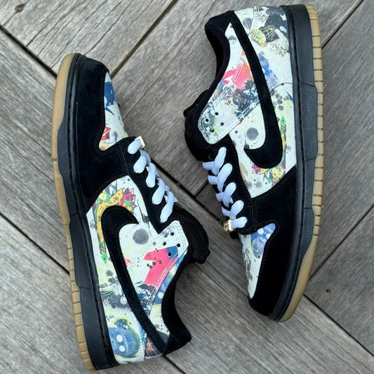 Nike SB Dunk Low Supreme Rammellzee Size 10