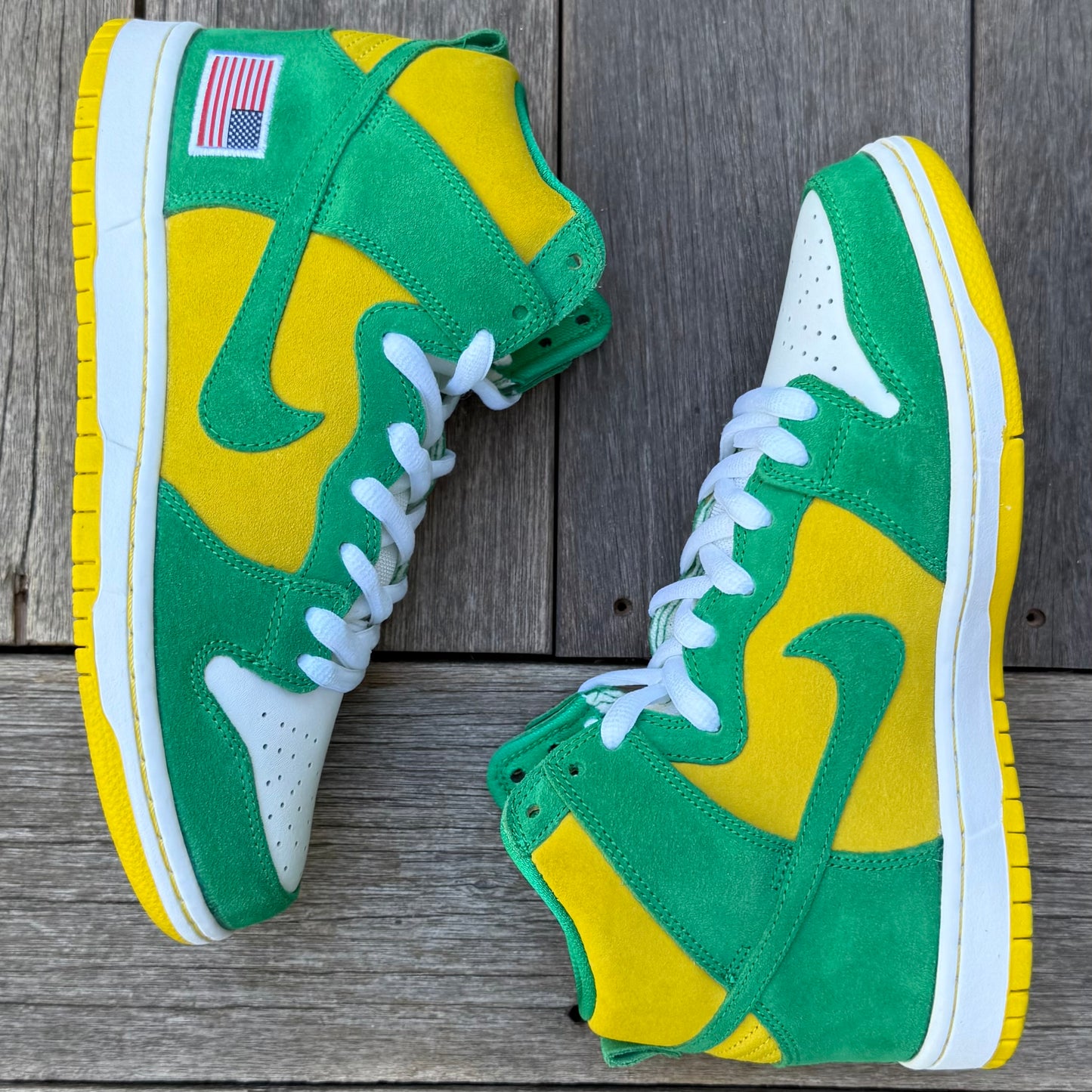 Nike SB Dunk High Oakland A’s Size 8