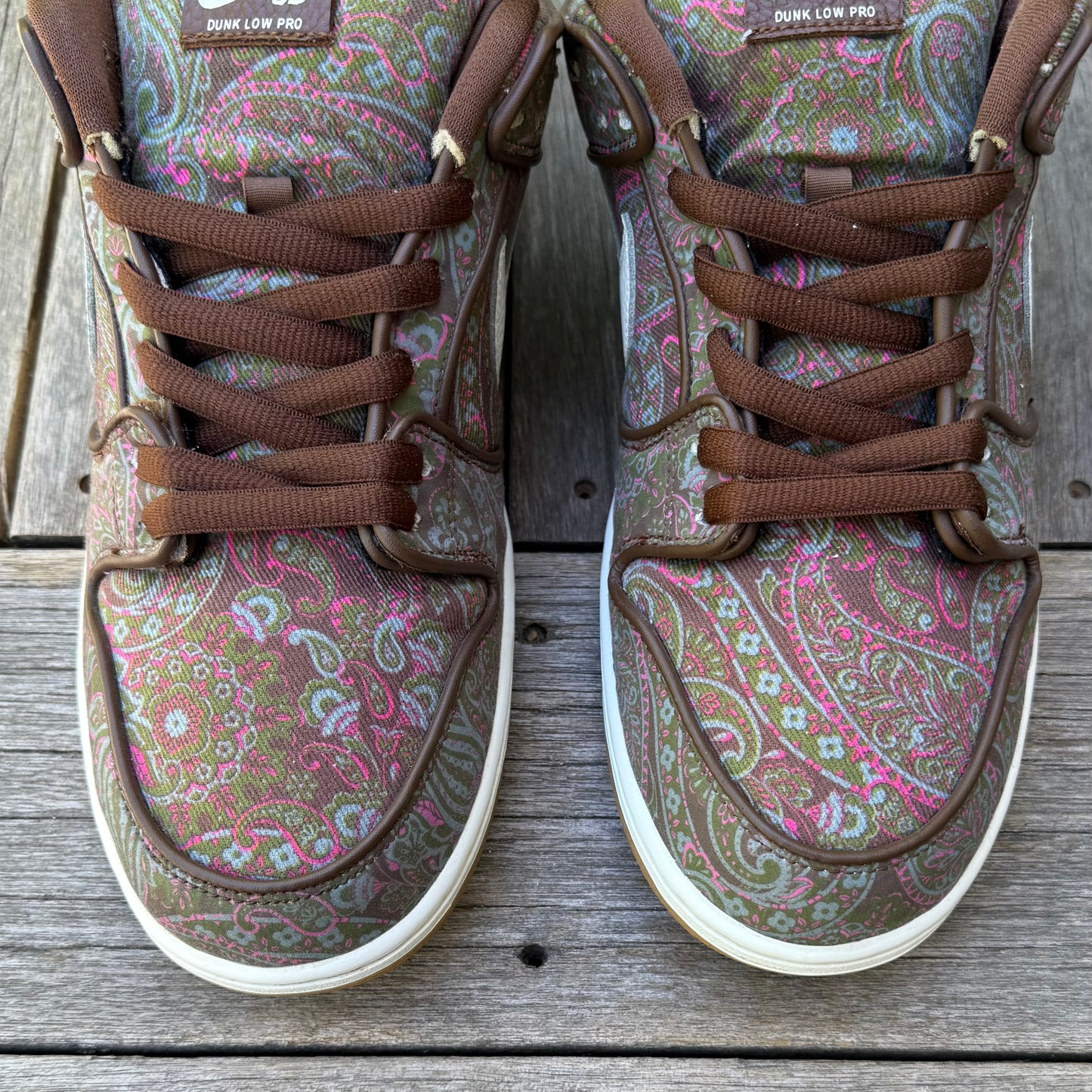 Nike SB Dunk Low Brown Paisley Size 13