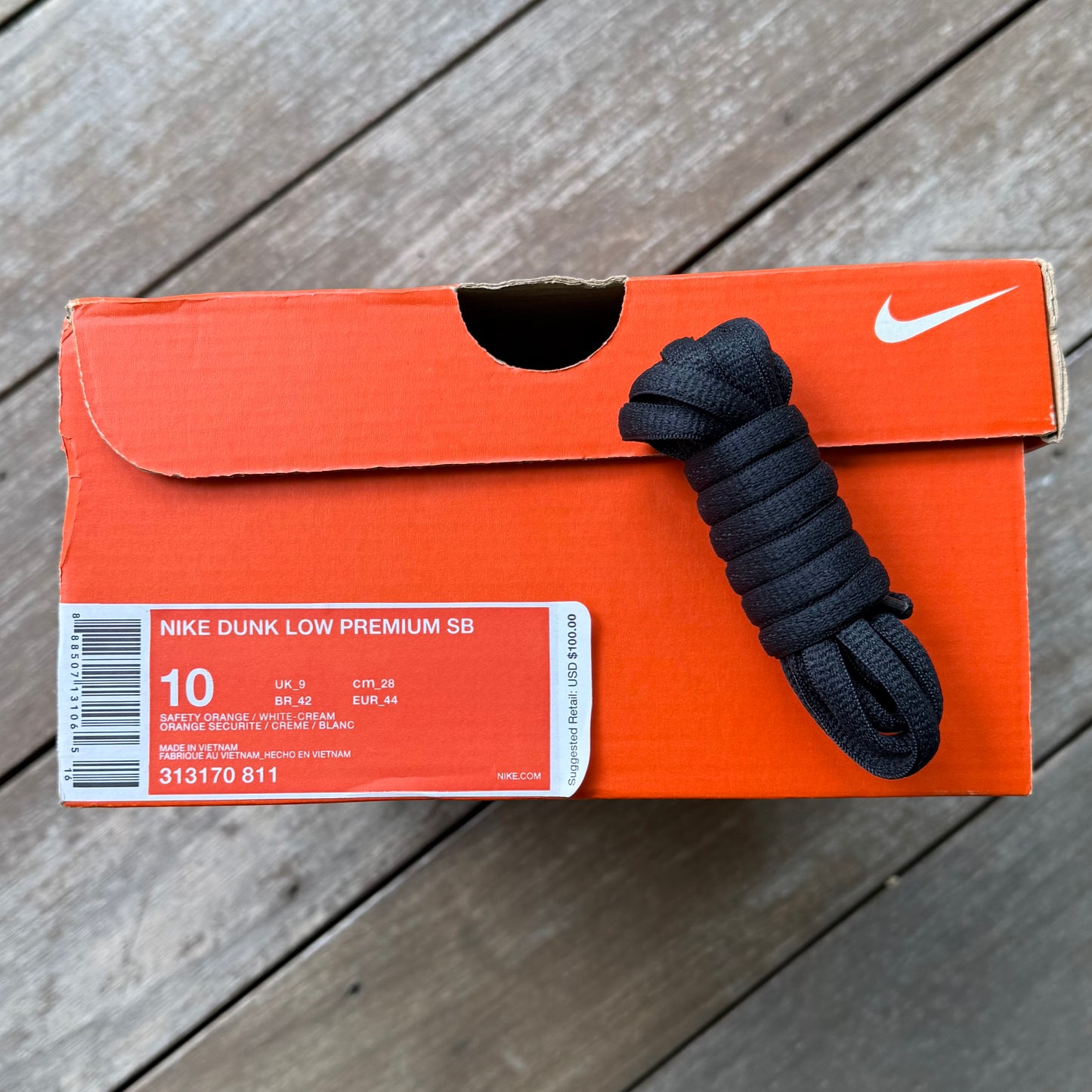 Nike SB Dunk Low Orange Box Size 10