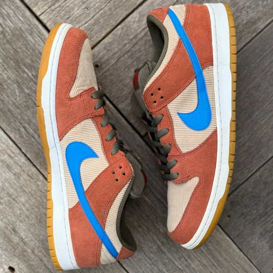 Nike SB Dunk Low Dusty Peach Corduroy Size 13