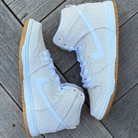 Nike SB Dunk High Papaya Linen SAMPLE Size 9