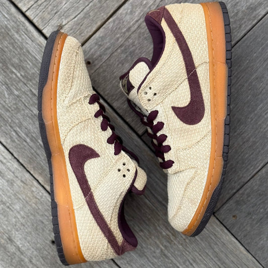 Nike SB Dunk Low Red Hemp Size 9.5