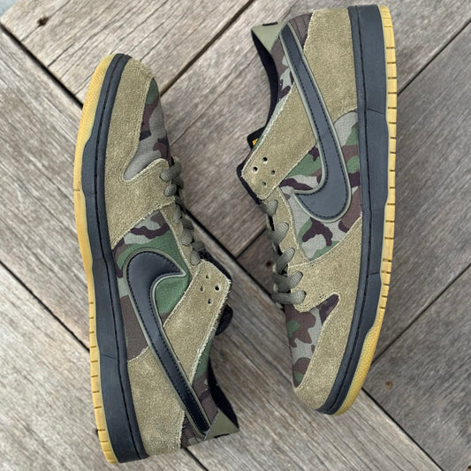 Nike SB Dunk Low Camo Size 13