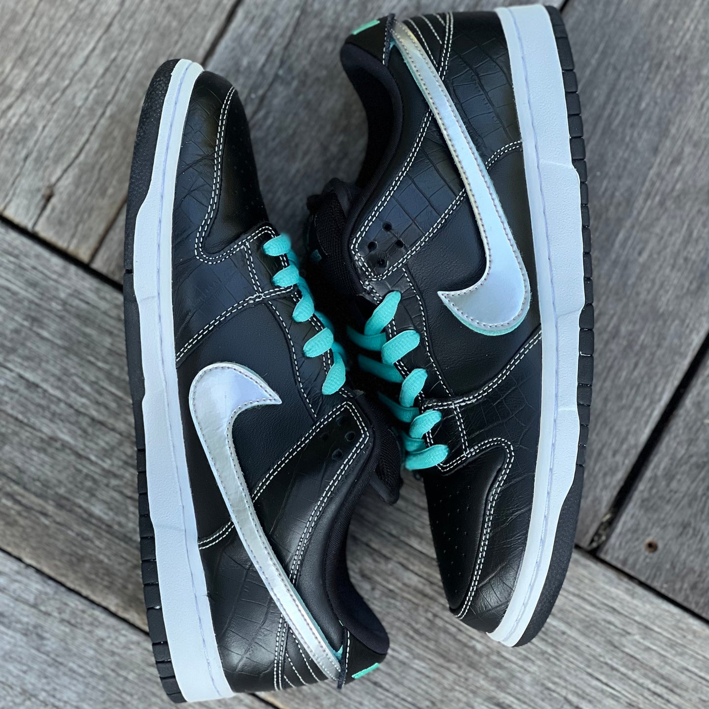 Nike SB Dunk Low Black Diamond Size 10