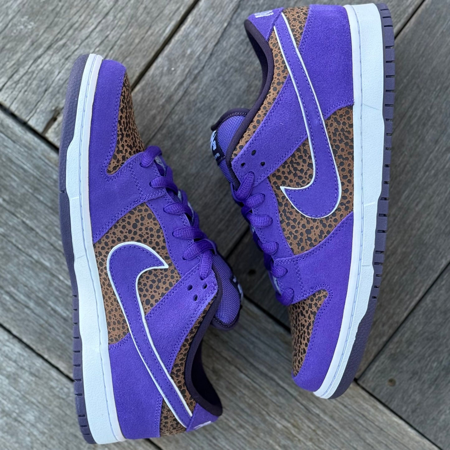 Nike SB Dunk Low Kenny Powers Purple Safari Size 9.5
