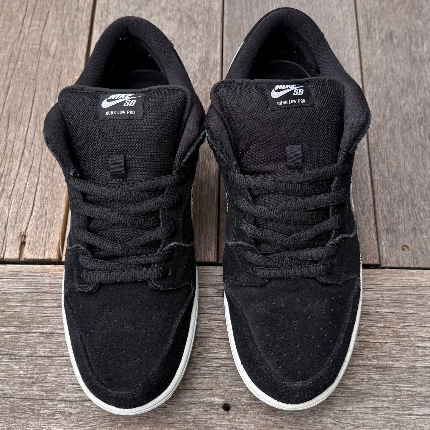 Nike SB Dunk Low Black/White Size 13