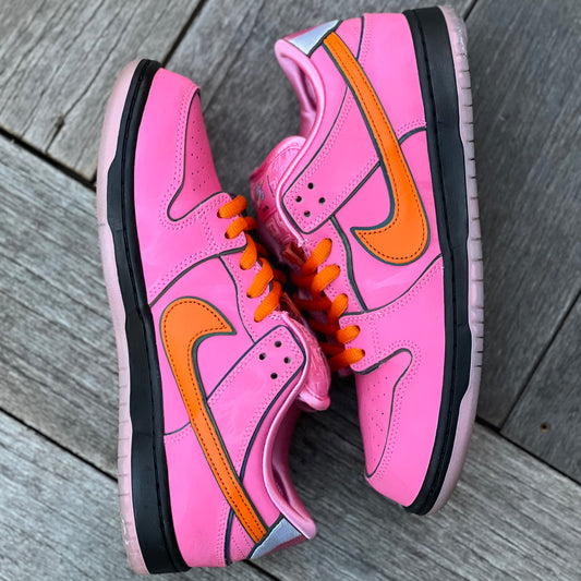 Nike SB Dunk Low Pink Powerpuff Girl Blossom Size 8.5