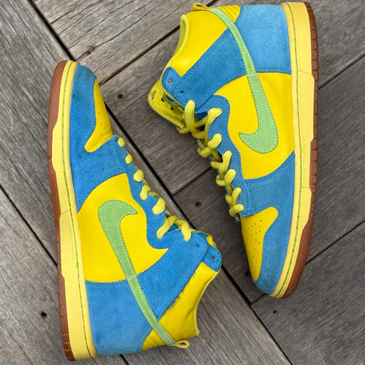 Nike SB Dunk High Marge Simpson Size 10