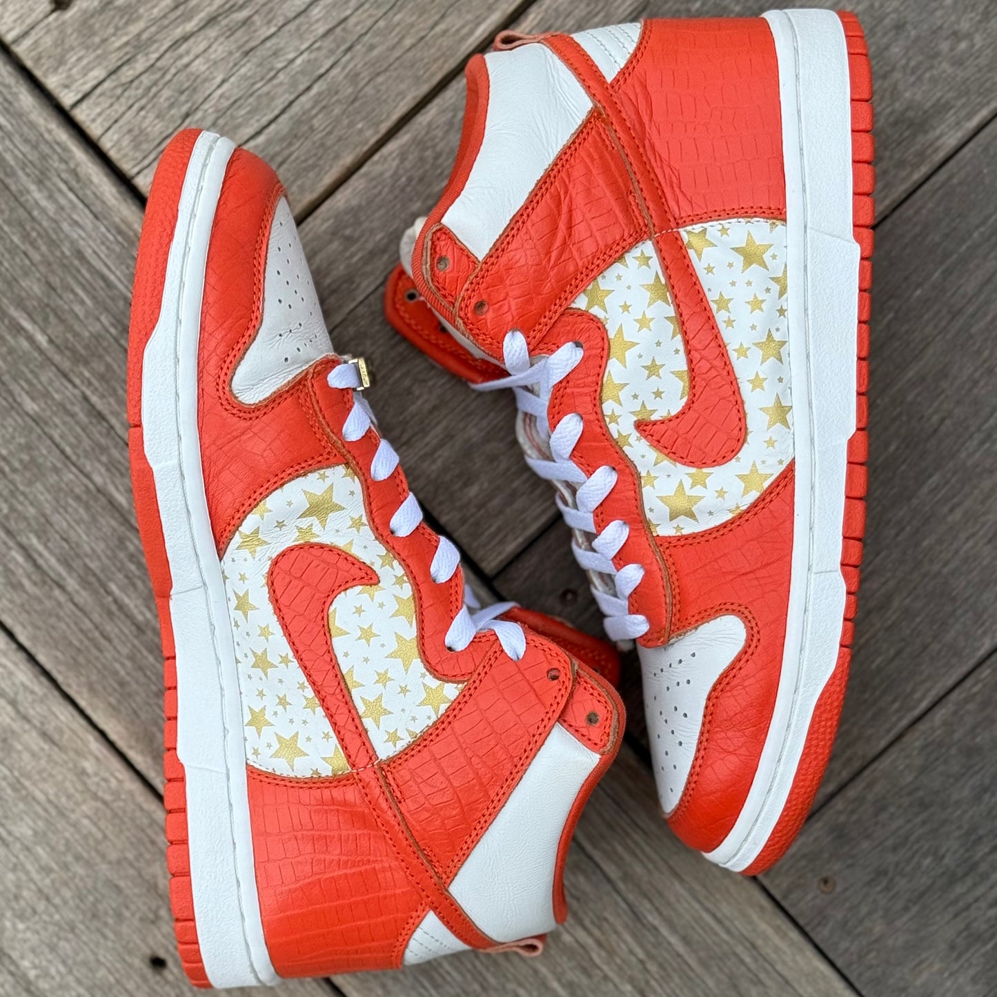 Nike SB Dunk High Orange Supreme Size 9